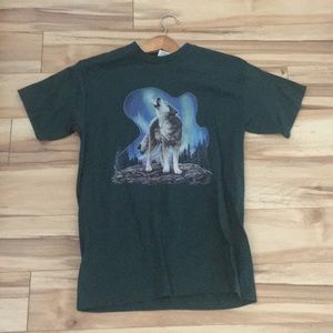 Vintage wolf tee